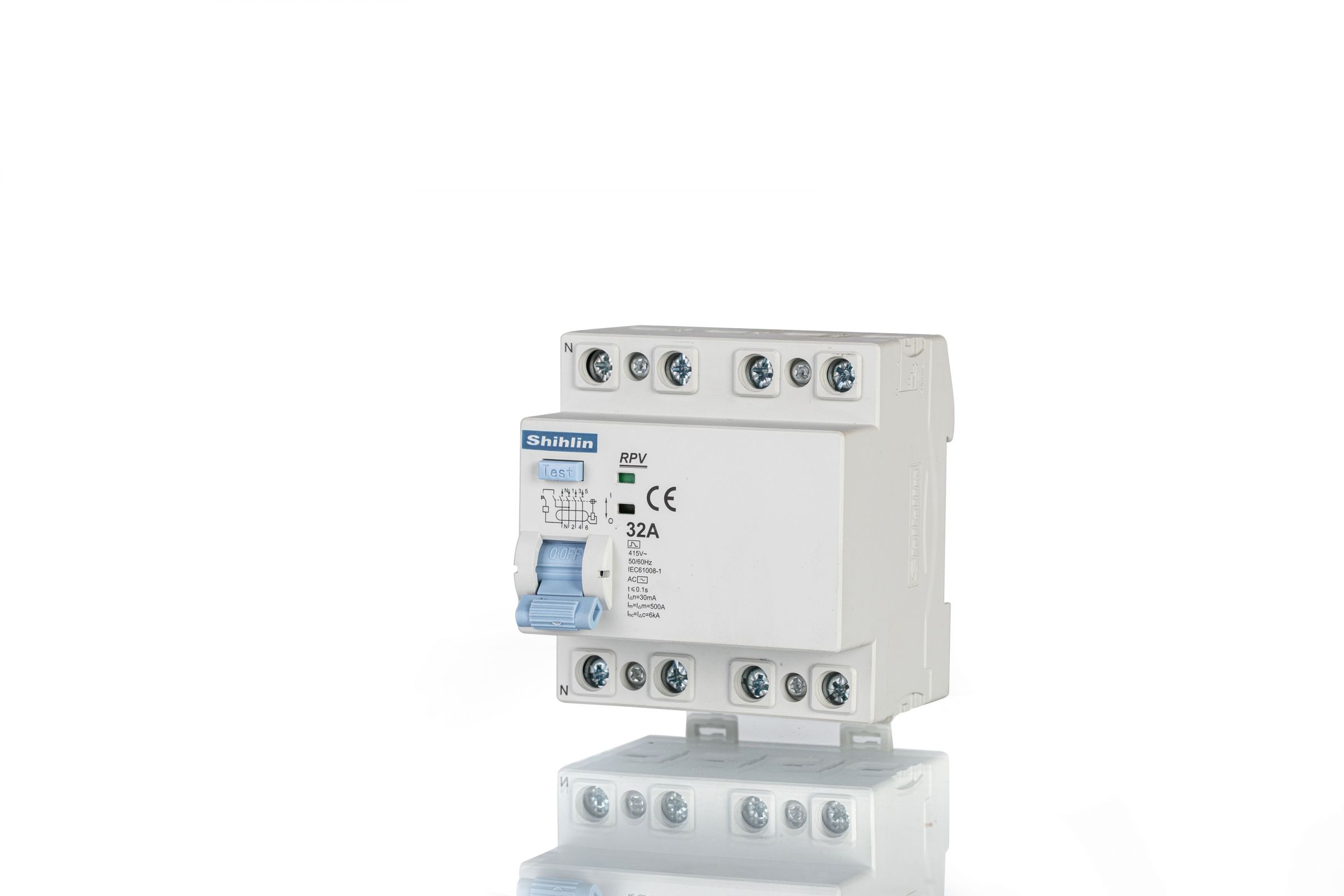 Shihlin Electric Pemutus Sirkuit Arus Residual RPV